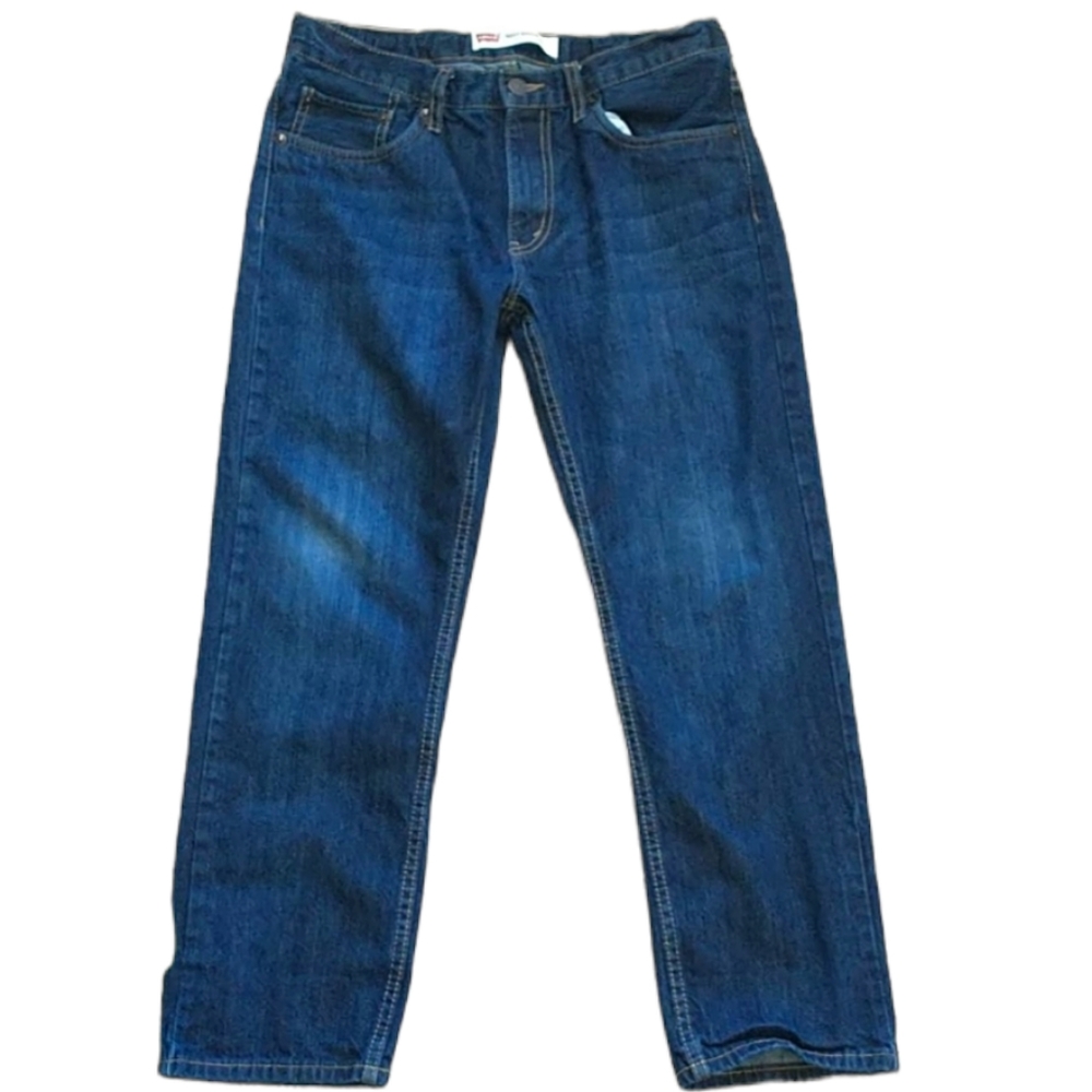 LEVI'S 505 Boys' Regular Fit Blue Jeans